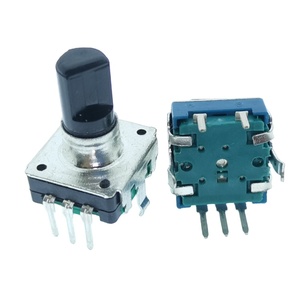 Yh Brand Bourns PEC12 RE130F EC12 Customization 12 pulse 24 pulse <strong>5</strong> pin enocder 12mm rotary <strong>encoder</strong> with push switch 24 detent - Product Image 1