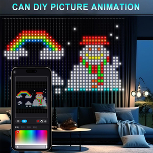 Multifunktion aler wasserdichter Smart Colour ful Curtain Light String App Controller mit optimaler Farbwechsel-LED für drinnen oder draußen - Product Image 2