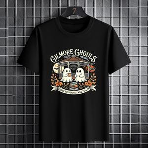 Men's Gilmore Ghouls Halloween T-<strong>Shirt</strong>, Ghost Graphic Tee, Spooky Cute Short Sleeve <strong>Shirt</strong> - Product Image 2