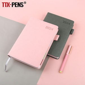 TTX A5 2024 PU Leather Soft Cover Arabic Spanish English Diary Journal <strong>Notebooks</strong> Custom Logo Customized Printing Pages - Product Image 4