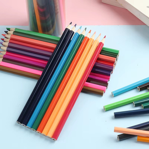 Renkli kurşun ile okul yuvarlak kalemler desenler için sıcak satış Coloful ahşap renkli kurşun kalem Set - Product Image 6