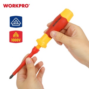WORKPRO12PC絶縁交換可能ドライバーセットVDEツールセット電気ツールセットプロフェッショナル絶縁VDEドライバーバッグ - Product Image 2