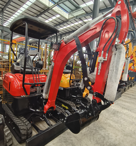 HIGHTOP indirim fiyat kauçuk parça Mini paletli ekskavatör 1T 1.2T 1.5T 1.8T 2T hidrolik küçük kazıcı mikro Bagger ile kova - Product Image 3