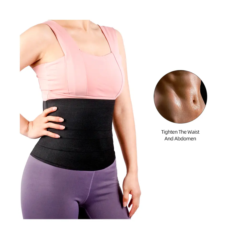 Logo personalizzato a colori comodo supporto lombare per il Fitness cintura da allenamento cintura perdita di sudore per le donne a perdere peso