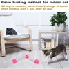 Interactive Cat Toys Ball Best Smart Cat Interactive Toys  and USB Rechargeable LED Light Cat Electronic
