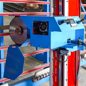 WFSEN CNC manuel alüminyum perde kesme kanal açma duvar yapma dikey Panel testere makinesi satılık - Product Image 3