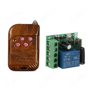 433Mhz telecomando Wireless RF DC 12V 10A 1CH modulo ricevitore relè e telecomandi 433.92 Mhz - Product Image 1