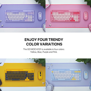 FANTECH GO MOCHI 101 WK899 Ergonomic Bluetooth Wireless <strong>Keyboard</strong> and Mouse Combo for PC &amp; <strong>Notebook</strong> <strong>Keyboard</strong> <strong>With</strong> Phone Holder - Product Image 6