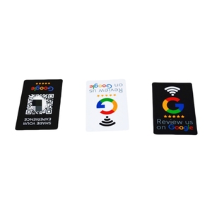 Fabrika Google NFC kart kişiselleştirilmiş otel odası anahtar özel Rfid Pvc kart özel Google kart sosyal medya yorumları NFC - Product Image 2