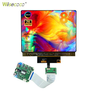 8 inch linh hoạt màn hình cảm ứng hiển thị 2480*1860 LCD AMOLED mô-đun mỏng uốn cong mặc 360 IPS màn hình cảm ứng OLED hiển thị 2K - Product Image 3