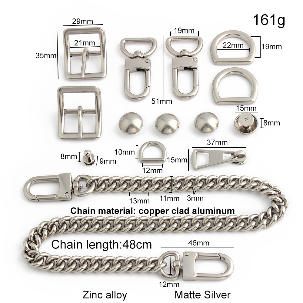 Style 2--Matte Silver 161g