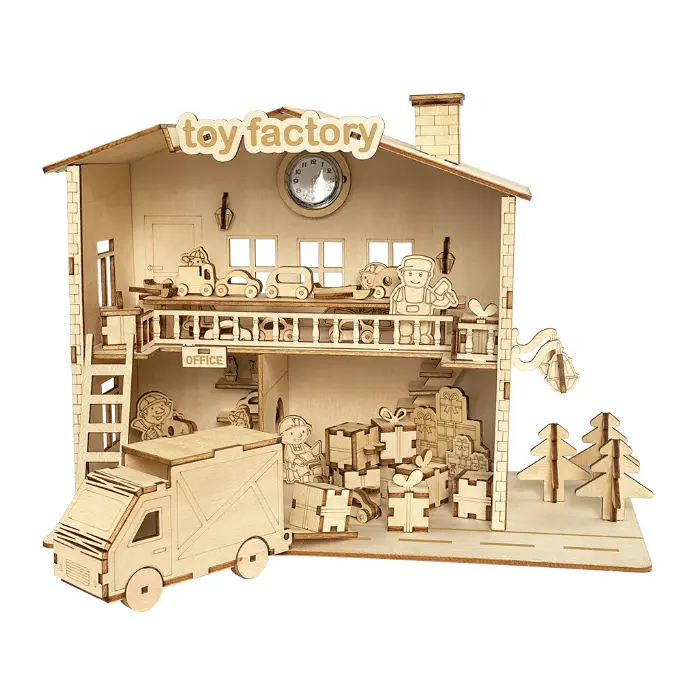 Bonne rétroaction Meubles de maison de poupée en bois personnalisés jouets pour enfants