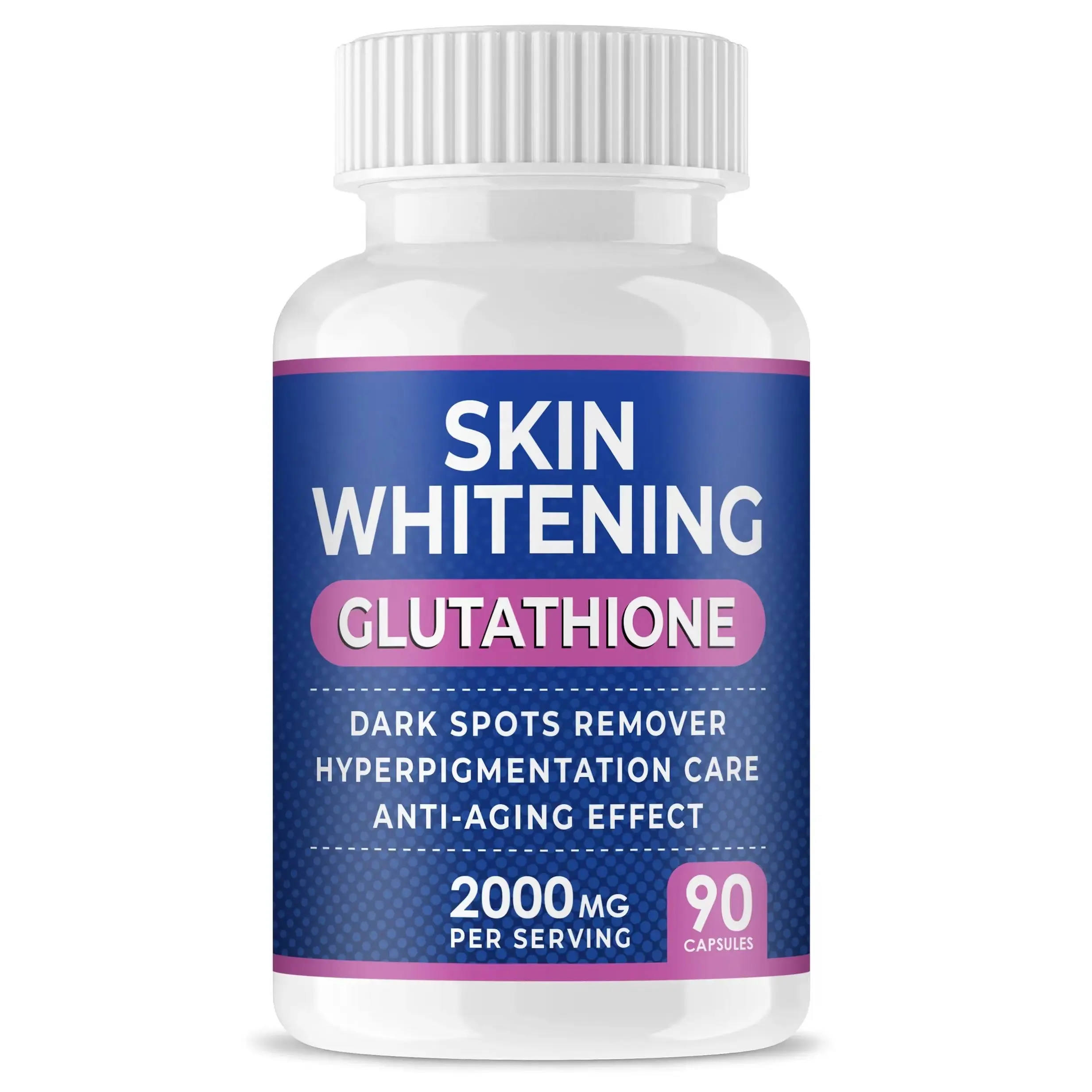 Pele branqueamento cápsula Melhores produtos de beleza Skin Whitening Cápsulas Efeito anti-envelhecimento e poderoso antioxidante