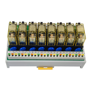 Módulo de relé de salida Digital de 8 canales Módulo de relé de potencia de enchufe de 220VAC Módulo de relé de bloque de terminales de enchufe de resorte - Product Image 3
