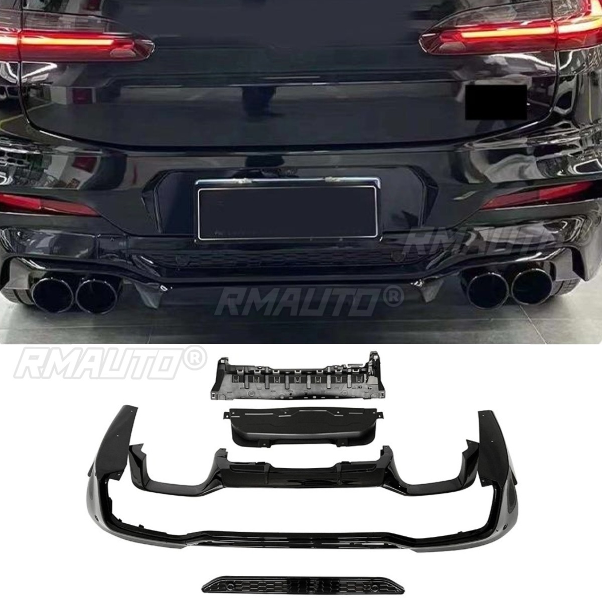 Lip Black+Rear Tail Throat Black