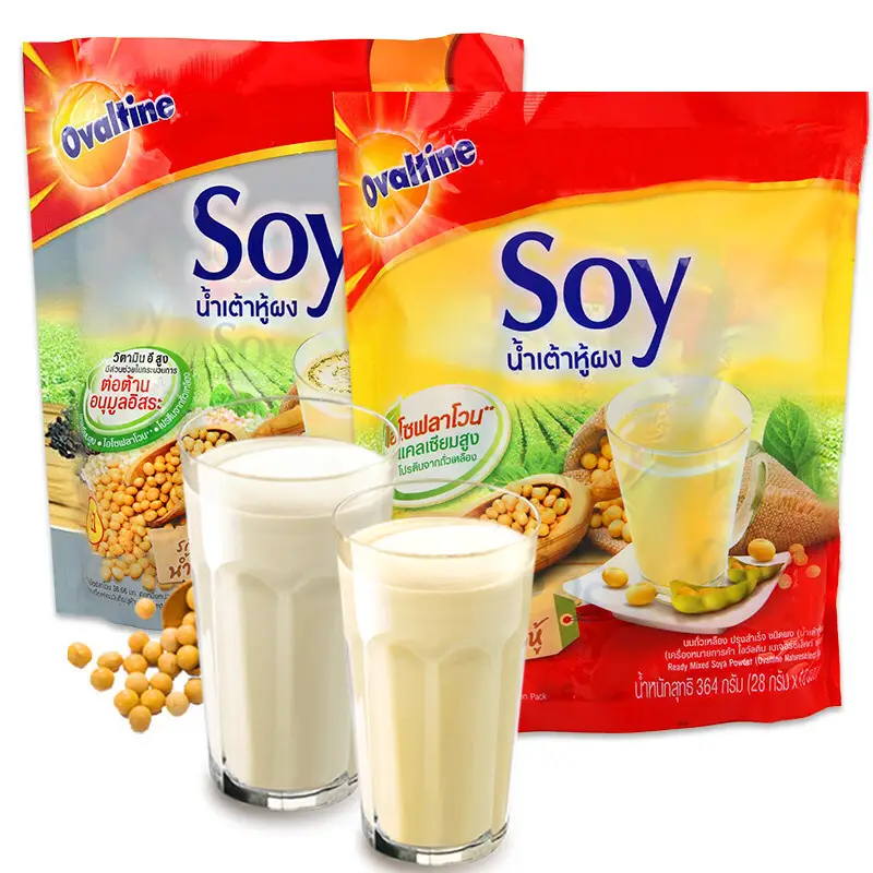 Latte di soia tailandese in polvere 364g nutriente colazione rush drink latte di soia istantaneo in polvere