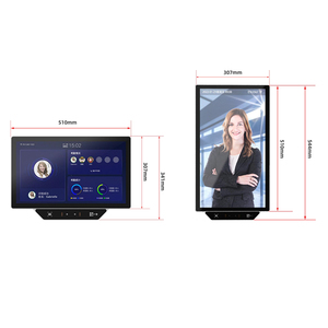 Máquina de asistencia de reconocimiento facial de 21,5 pulgadas en entrada y salida Control de acceso de reconocimiento facial Sistema de control de acceso biométrico - Product Image 5