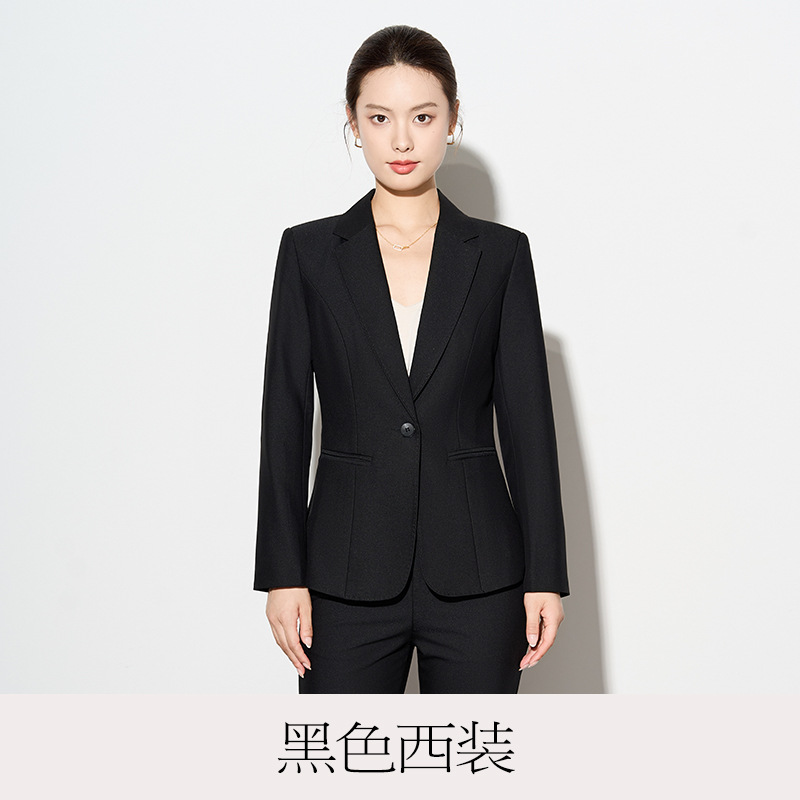 black suit