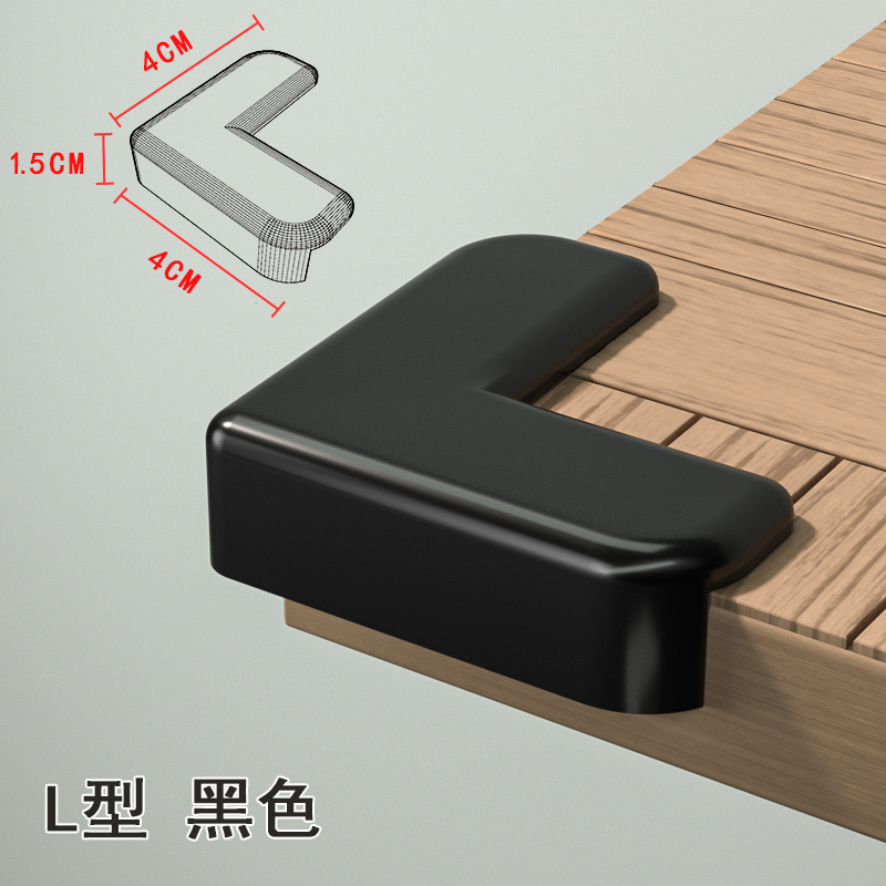 L-shaped black