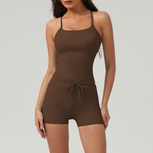 Brown Shorts + Tank