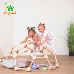 Örümcek <span class=keywords><strong>Web</strong></span> piklers üçgen çocuklar kapalı oyun alanı ahşap tırmanma doom Montessori kapalı tırmanma çerçeve - Product Image 5