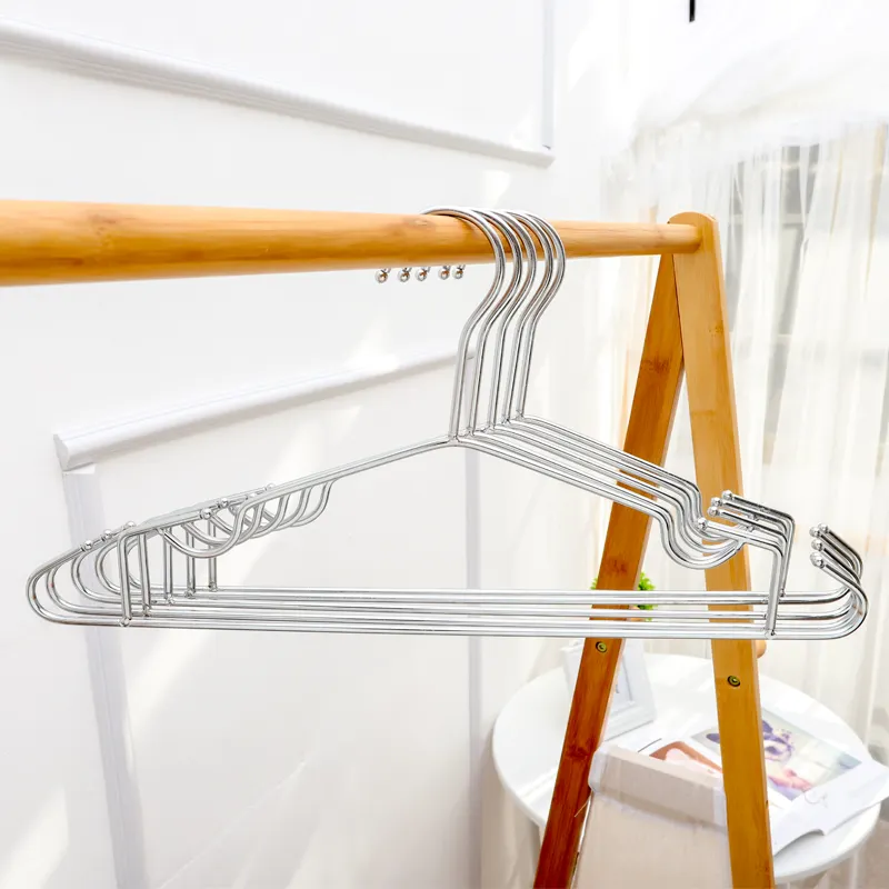 cheap Stainless Steel hangers wholesale Metal Wire Hanger for clothes