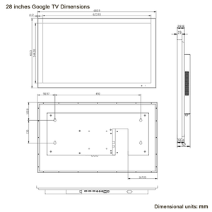 Soulaca 28 inch Google gương LED TV cho phòng tắm không thấm nước 4K truyền hình sử dụng vòi hoa sen - Product Image 5