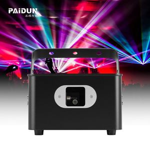 5WフルカラーRGBレーザーショープロジェクターLED光源スノースモークマシン付きウェディング & DJステージ用 - Product Image 4
