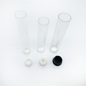 カスタム透明プラスチックパイプPC/PVCパッキングチューブシリコンキャップ付きシースループラスチックチューブ - Product Image 6