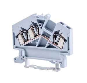 FJ1-2 5/3S DIN Rail Mount <strong>Spring</strong> Cage <strong>Terminal</strong> <strong>Block</strong> 3-<strong>Connection</strong> Points 2 5mm&sup2; Angled Design for Efficient Wiring - Product Image 1