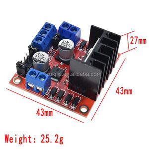 โมดูลแผงควบคุมมอเตอร์ DC แบบสเต็ปเปอร์ของแท้สำหรับรถอัจฉริยะ L298N - Product Image 4