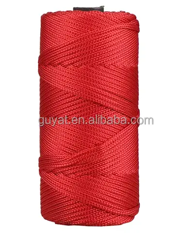 white rope 16 strands polypropylene/nylon braided fishing ropes 2mm for fishing net rope