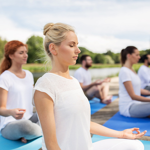 High-End Eco Friendly Non-Toxic No-Slip Sweat Resistant <strong>Yoga</strong> &amp; Exercise Mat for Gym Workout - Product Image 3