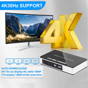 Fábrica de alta calidad 1X2 HDMI Spliter 4K HDMI Splitter 1x2 1 entrada 2 salida HDMI EDID Splitter - Product Image 6