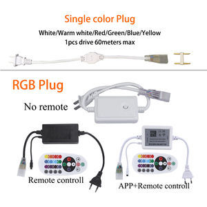 220 В, 12 В, светодиодная подсветка Smd, 5050, Rgb, пульт дистанционного управления, водонепроницаемые светодиодные полосы/умные полосы света - Product Image 3