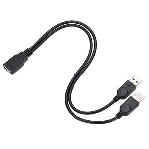 สายเคเบิลอะแดปเตอร์ต่อพ่วง USB ตัวผู้2.0เป็น USB ตัวเมียสำหรับสายชาร์จไฟฮับรูปตัว Y - Product Image 5
