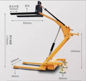 Mini Portable Electric Articulated Fork Lift with 24v Battery 500kg <strong>Pallet</strong> <strong>Loading</strong> <strong>and</strong> <strong>Unloading</strong> Stacker - Product Image 6