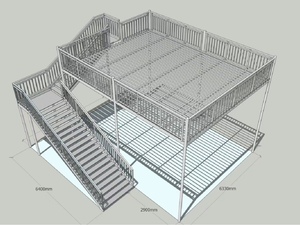 Excelente resistencia a los terremotos escuela prefabricada estructura de acero almacén taller edificio estructural
