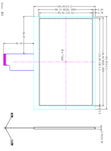 Customized 7 Inch High Brightness TFT <strong>LCD</strong> <strong>Display</strong> with 1024x600 Resolution IPS LVDS USB <strong>I2C</strong> <strong>Interface</strong> CTP-Premium <strong>LCD</strong> Modules - Product Image 4