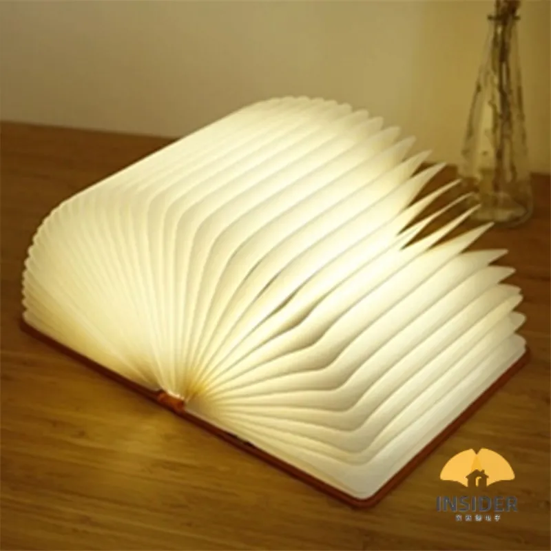Özel Logo katlanır Led 3 In 1 masa Origami şarj edilebilir kitap lamba çin'de yapılan