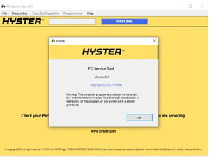 2023 NEW Hyster and Yale <strong>PC</strong> Service Tool V5.1 Diagnostic and <strong>Programming</strong> <strong>Software</strong> - Product Image 2