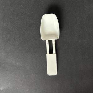 Nhựa đo sữa bột muỗng ráp gấp căng Khả năng mở rộng Scoop 5g 15g 30ml 30cc ngắn xử lý dài xử lý Trắng - Product Image 4