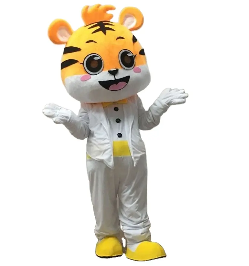 Factory OEM Advertising adulti zampa tigre pattuglia Costume Costume da personaggio dei cartoni animati su misura