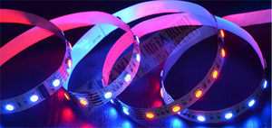 Newstar DC24V DMX512 RGBW UCS512 C3 10 píxeles 60Leds/M 12mm de ancho 4 en 1 tiras LED DMX digitales direccionables - Product Image 2