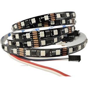 5050 RGB SM16703 16703 IC tira Led direccionable 12V 24V DMX WS2811 4 pines programable Flexible proyecto RGB tira de luz Led inteligente