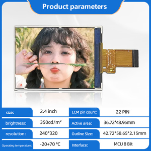 2.4 pollici ST7789 MCU 8 Bit interfaccia TFT modulo LCD con risoluzione 240*320 da 2.4 pollici LCD - Product Image 2