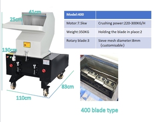Plastik kırma/parçalama/geri dönüşüm/rejenerasyon/granülasyon/hepsi bir arada makine işleme çok fonksiyonlu otomatik ekipman - Product Image 5