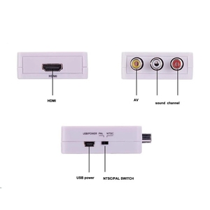 RCA <strong>Input</strong> and HD-MI to AV <strong>Interface</strong> HDMI2AV Converter <strong>Audio</strong> HD Converter - Product Image 5