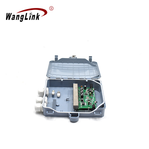 Wanglink FTTH Support PoE IN&amp; PoE OUT 15V-48V 100Mbps 7Port Reverse PoE+1 Gigabit Uplink Port PCB Board with IP65 Waterproof Box - Product Image 1