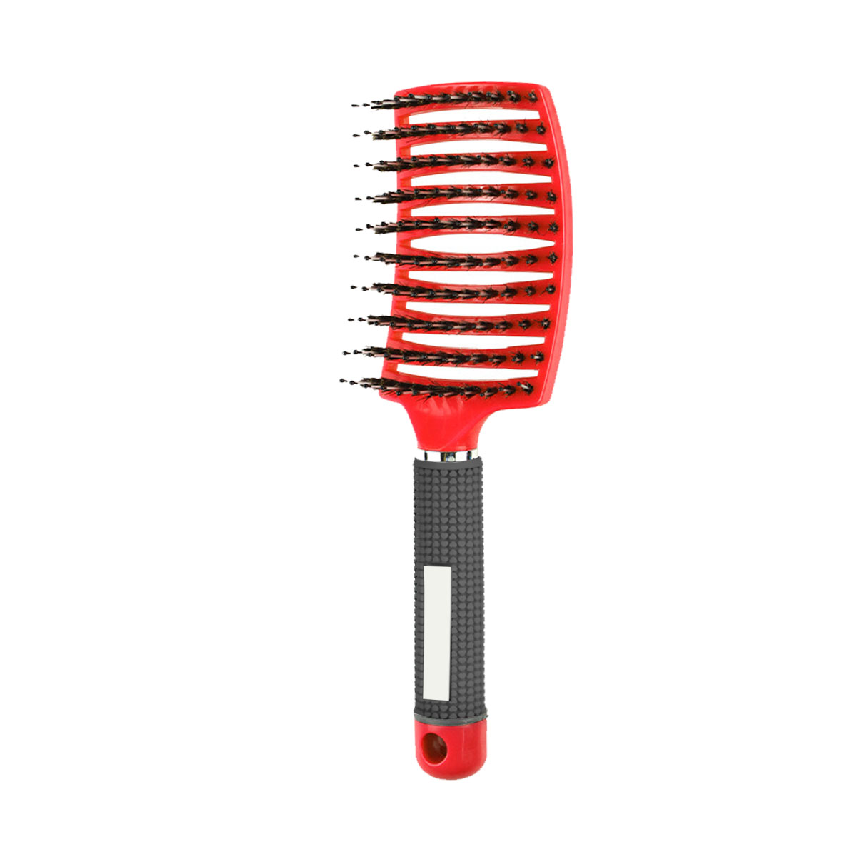 Rouge avec des poils